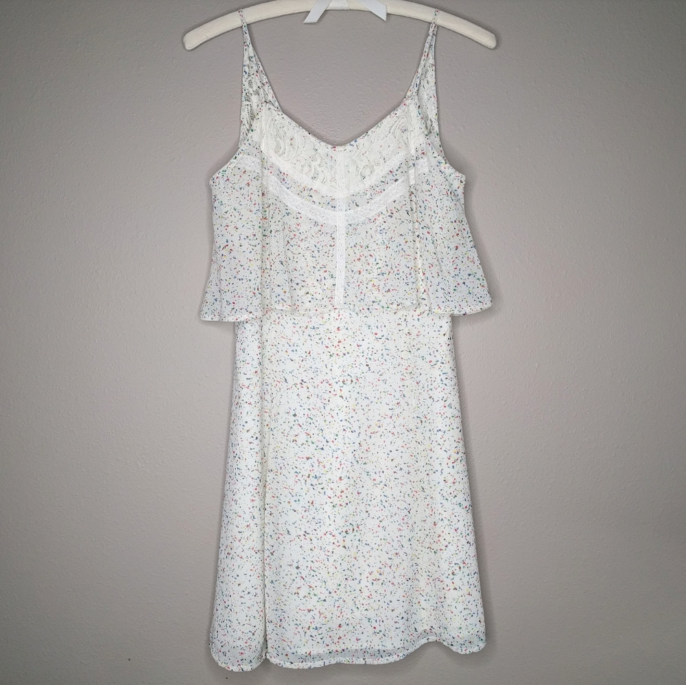 {Under Skies} Spaghetti Strap Confetti Dress